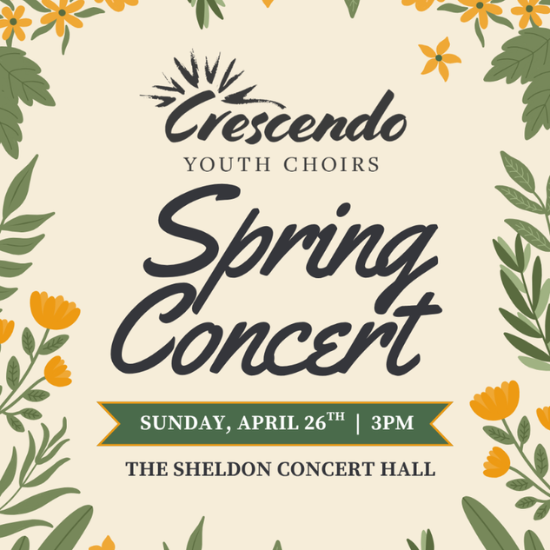More Info for Crescendo Youth Choirs 2026 Spring Concert