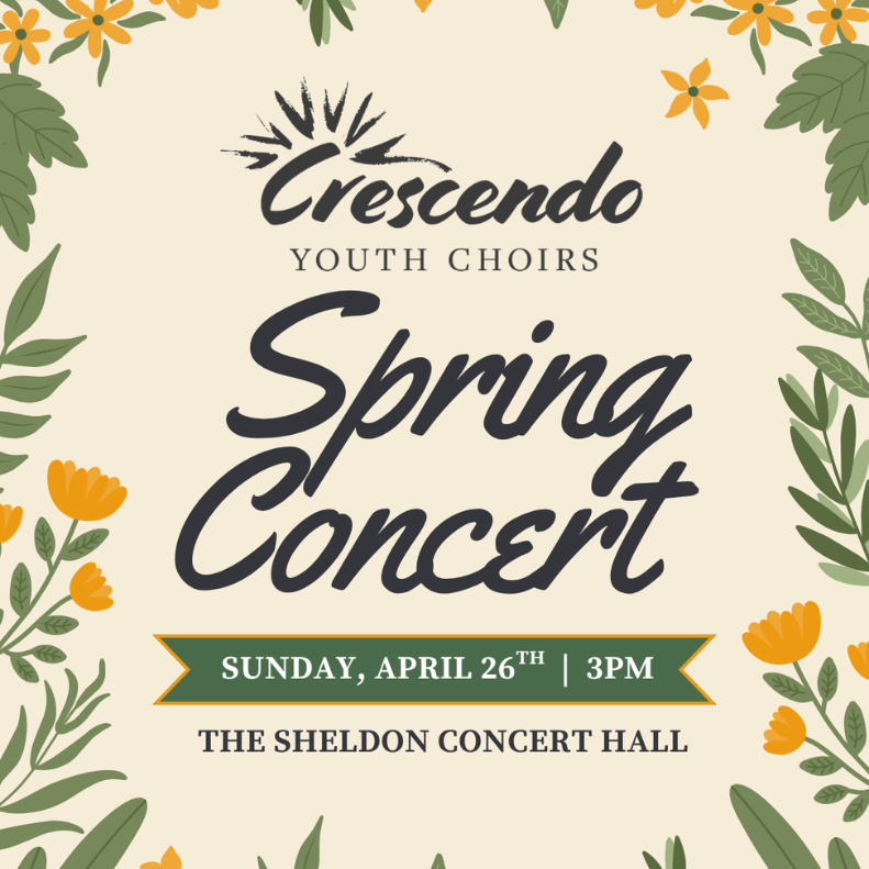 Crescendo Youth Choirs 2026 Spring Concert